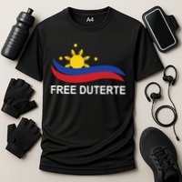 I Stand For Duterte Free DU30 Free Duterter Cooling Performance Crew T-Shirt