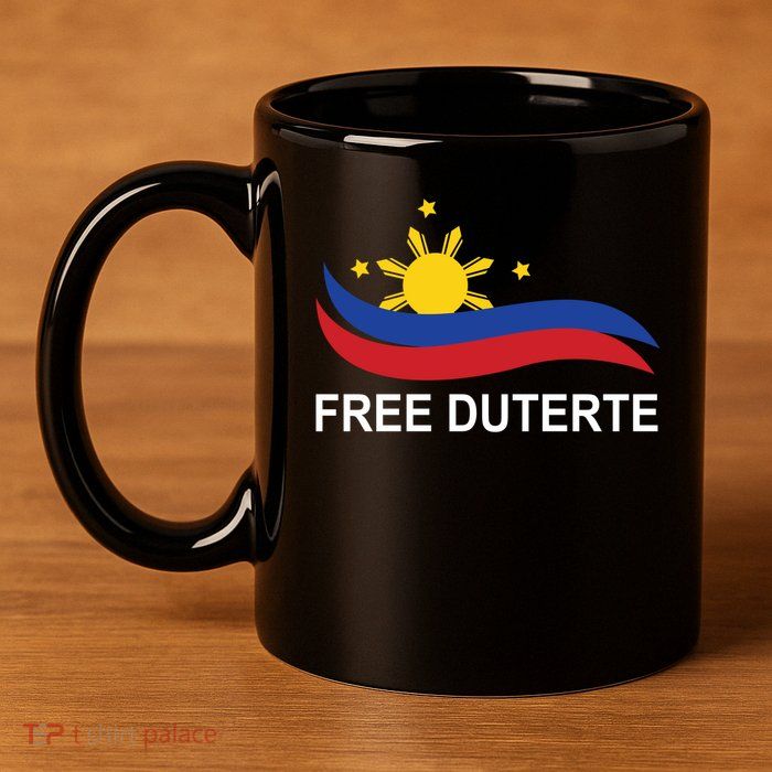 I Stand For Duterte Free DU30 Free Duterter 11oz C Handle Ceramic Mug