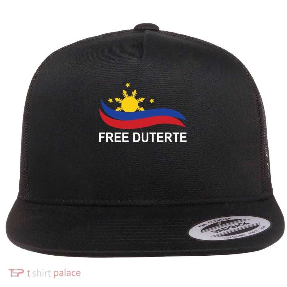 I Stand For Duterte Free DU30 Free Duterter Flatbill Hat
