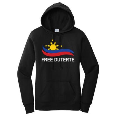I Stand For Duterte Free DU30 Free Duterter Women's Pullover Hoodie