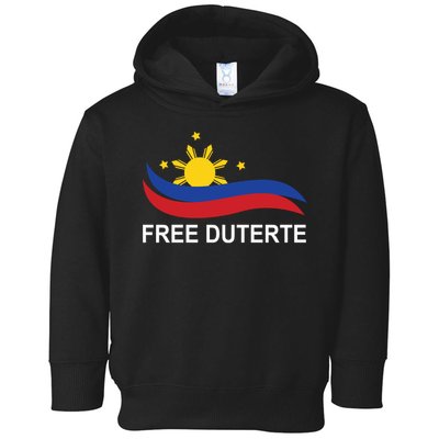 I Stand For Duterte Free DU30 Free Duterter Toddler Hoodie
