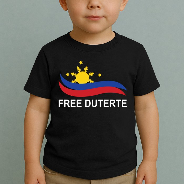 I Stand For Duterte Free DU30 Free Duterter Toddler T-Shirt