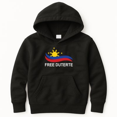 I Stand For Duterte Free DU30 Free Duterter Kids Hoodie