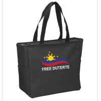 I Stand For Duterte Free DU30 Free Duterter Zip Tote Bag