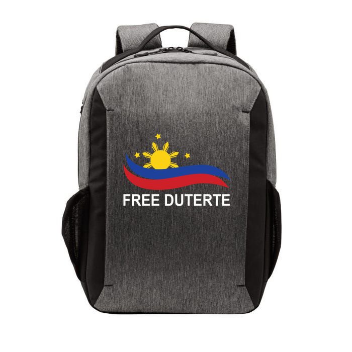 I Stand For Duterte Free DU30 Free Duterter Vector Backpack