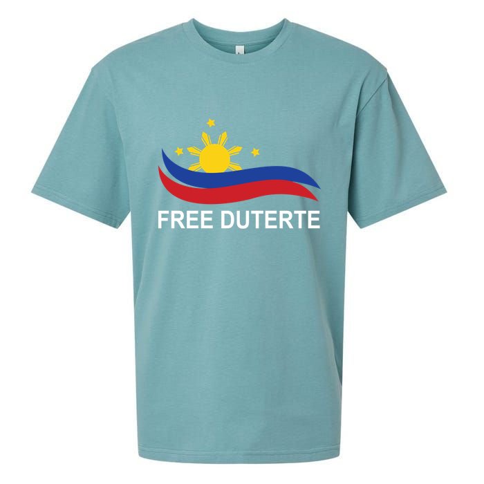 I Stand For Duterte Free DU30 Free Duterter Sueded Cloud Jersey T-Shirt