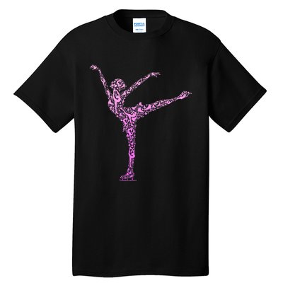 Ice Skating Figure Skater Tall T-Shirt