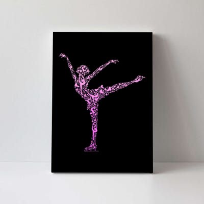 Ice Skating Figure Skater Canvas