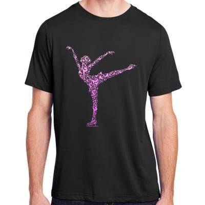 Ice Skating Figure Skater Adult ChromaSoft Performance T-Shirt