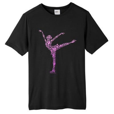 Ice Skating Figure Skater Tall Fusion ChromaSoft Performance T-Shirt