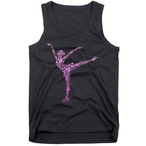 Ice Skating Figure Skater Tank Top