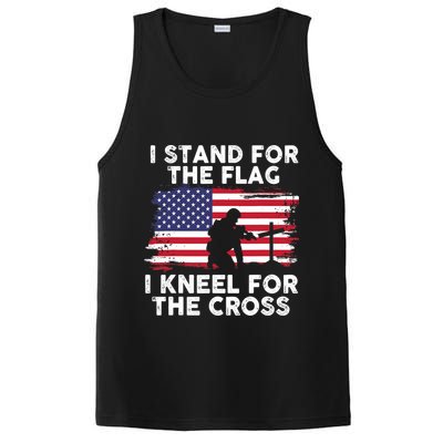 I Stand For The Flag Memorial Day For 4th Of July PosiCharge Competitor Tank
