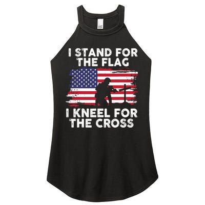 I Stand For The Flag Memorial Day For 4th Of July Women's Perfect Tri Rocker Tank