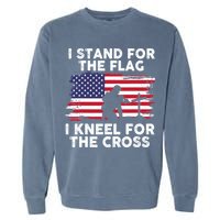 I Stand For The Flag Memorial Day For 4th Of July Garment-Dyed Sweatshirt