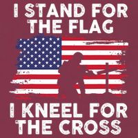 I Stand For The Flag Memorial Day For 4th Of July 16oz Travel Tumbler