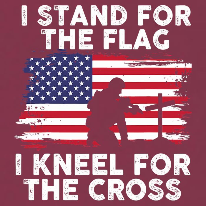 I Stand For The Flag Memorial Day For 4th Of July 16oz Travel Tumbler