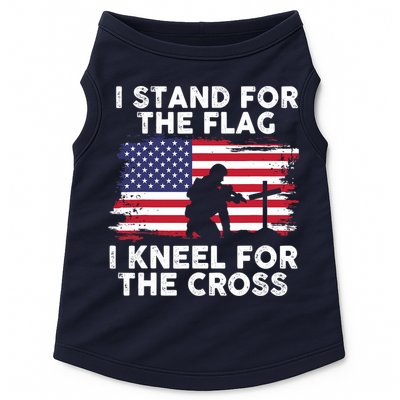 I Stand For The Flag Memorial Day For 4th Of July Doggie Tank