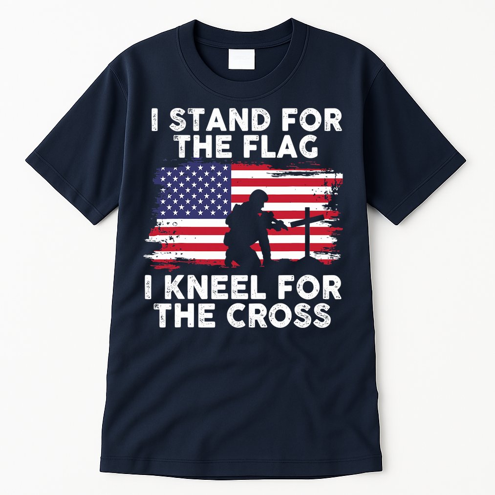 I Stand For The Flag Memorial Day For 4th Of July Tall T-Shirt