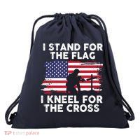 I Stand For The Flag Memorial Day For 4th Of July Drawstring Bag
