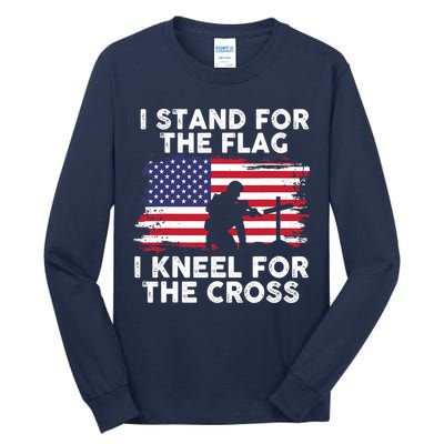 I Stand For The Flag Memorial Day For 4th Of July Tall Long Sleeve T-Shirt