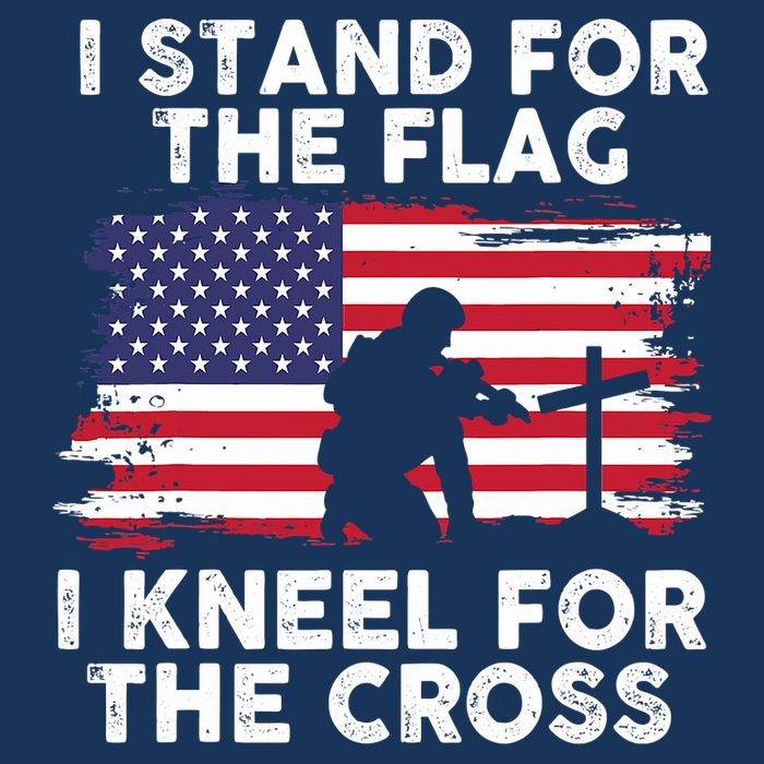 I Stand For The Flag Memorial Day For 4th Of July Tall Sweatshirt