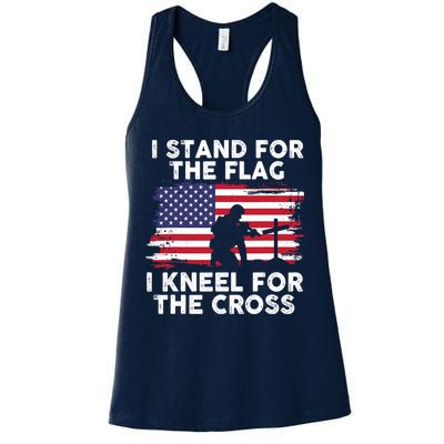 I Stand For The Flag Memorial Day For 4th Of July Womens Tank Top