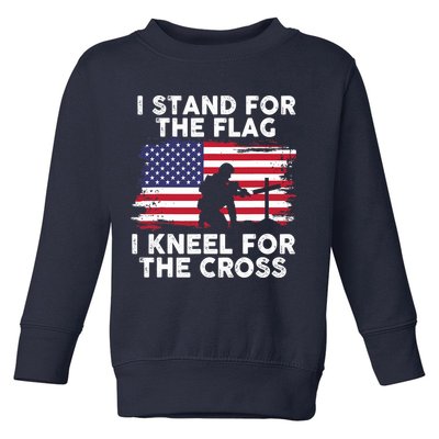I Stand For The Flag Memorial Day For 4th Of July Toddler Sweatshirt