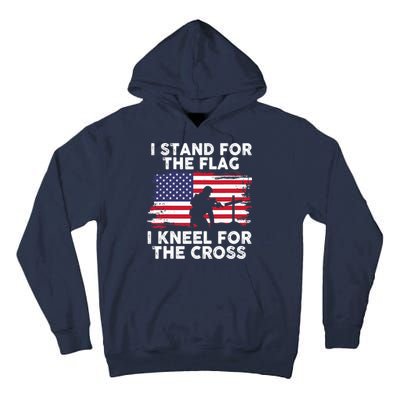 I Stand For The Flag Memorial Day For 4th Of July Tall Hoodie