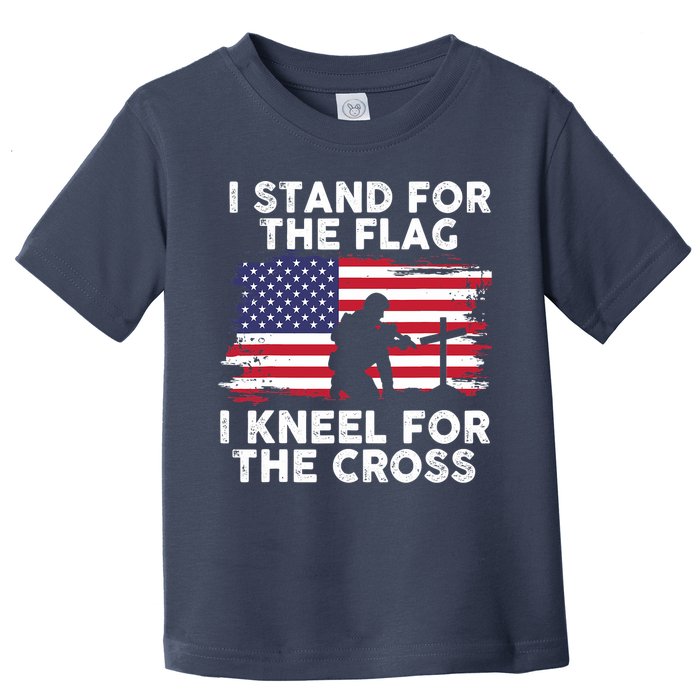 I Stand For The Flag Memorial Day For 4th Of July Toddler T-Shirt