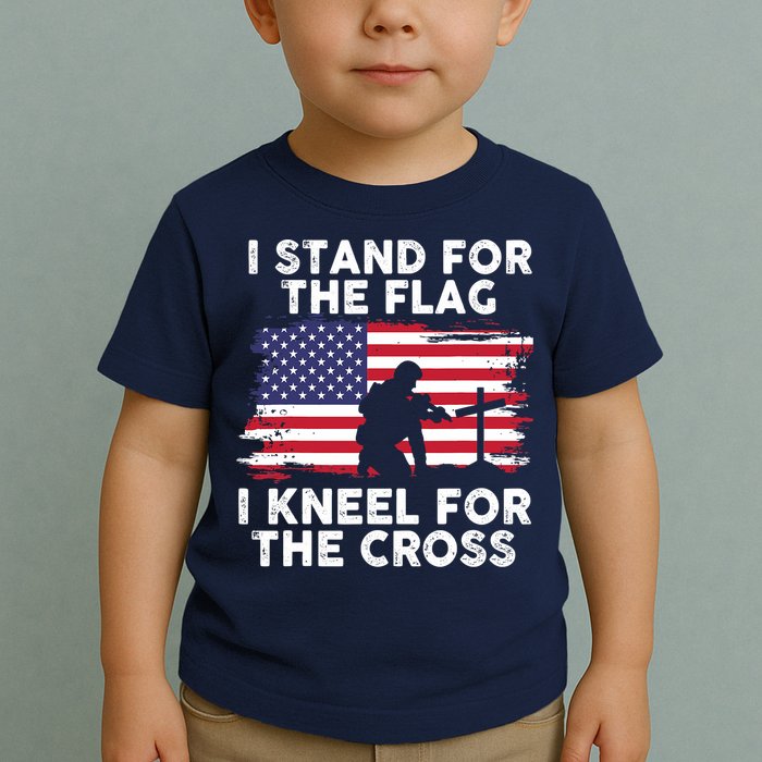 I Stand For The Flag Memorial Day For 4th Of July Toddler T-Shirt