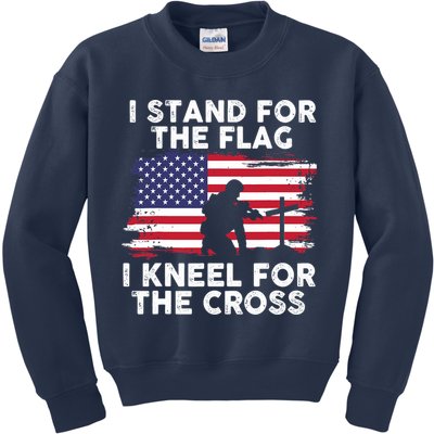 I Stand For The Flag Memorial Day For 4th Of July Kids Sweatshirt