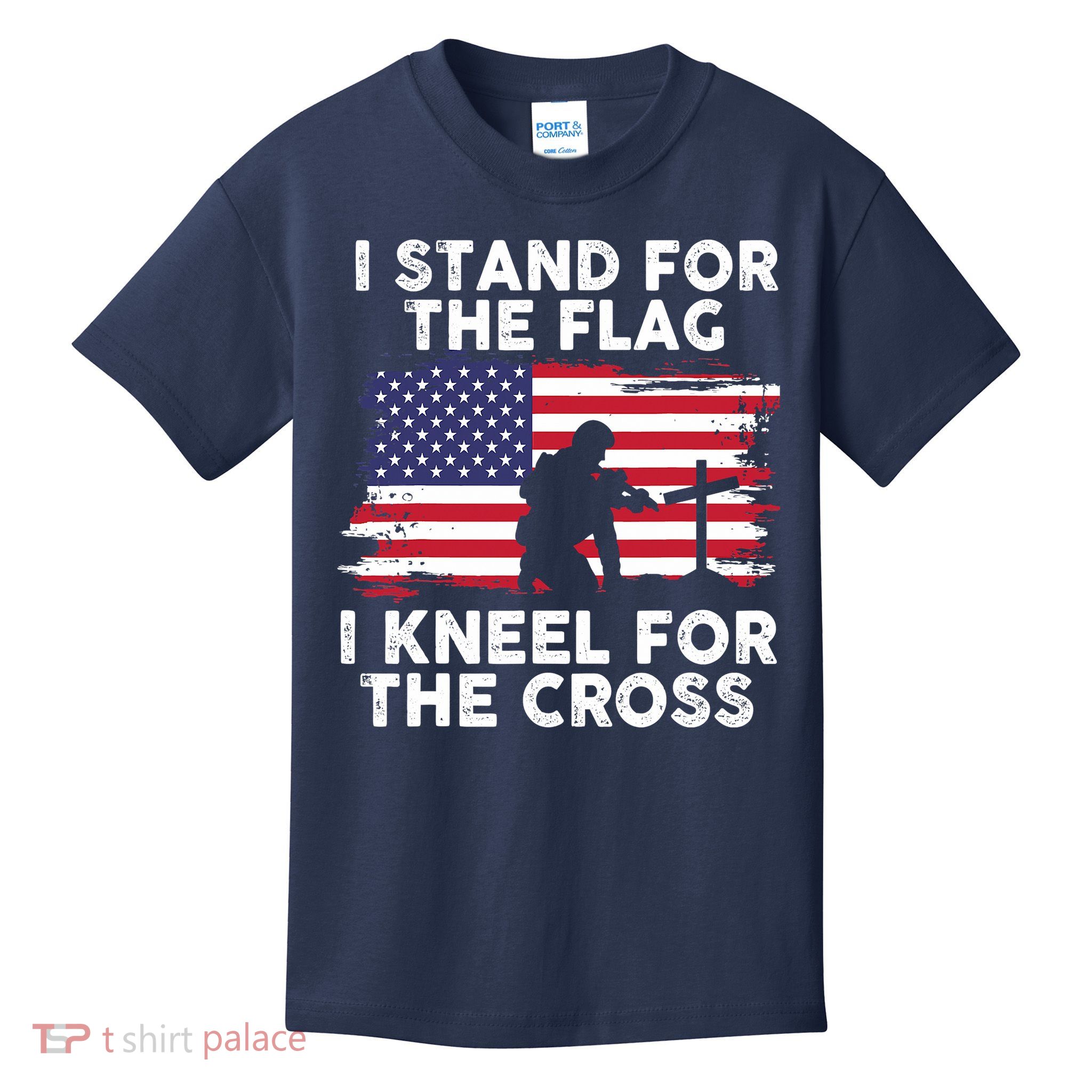 I Stand For The Flag Memorial Day For 4th Of July Kids T-Shirt