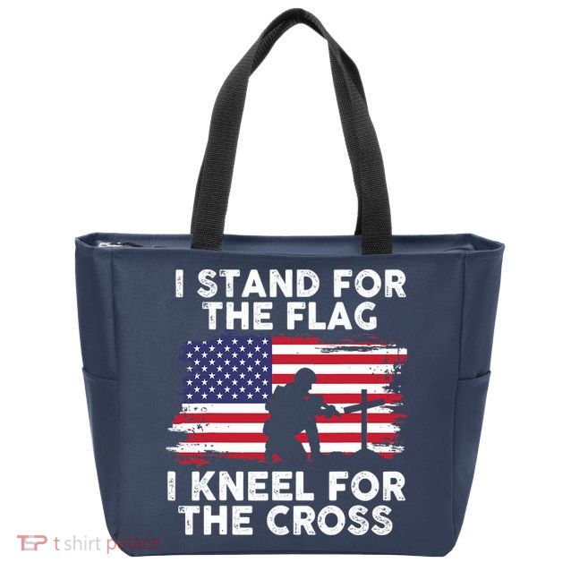 I Stand For The Flag Memorial Day For 4th Of July Zip Tote Bag