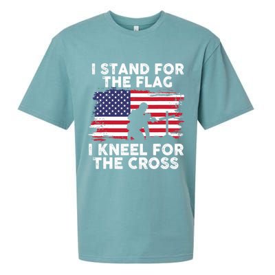 I Stand For The Flag Memorial Day For 4th Of July Sueded Cloud Jersey T-Shirt