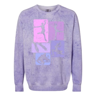 Ice Skating Figure Skater Girl Wo Colorblast Crewneck Sweatshirt