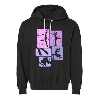 Ice Skating Figure Skater Girl Wo Garment-Dyed Fleece Hoodie