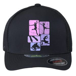 Ice Skating Figure Skater Girl Wo Flexfit Unipanel Trucker Cap