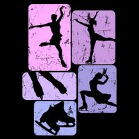 Ice Skating Figure Skater Girl Wo Cooling Performance Crew T-Shirt