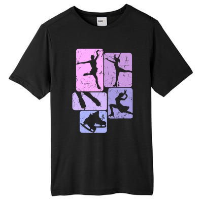 Ice Skating Figure Skater Girl Wo Tall Fusion ChromaSoft Performance T-Shirt