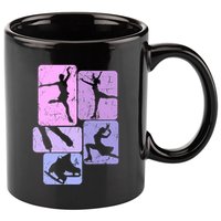Ice Skating Figure Skater Girl Wo 11oz C Handle Ceramic Mug