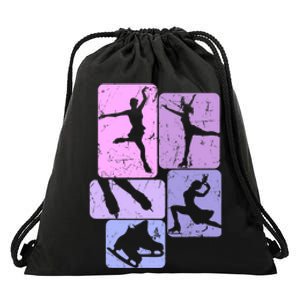 Ice Skating Figure Skater Girl Wo Drawstring Bag