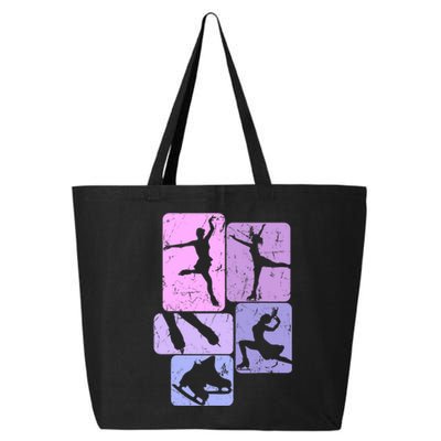 Ice Skating Figure Skater Girl Wo 25L Jumbo Tote