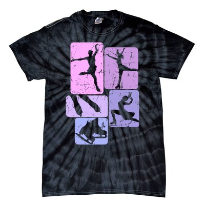 Ice Skating Figure Skater Girl Wo Tie-Dye T-Shirt