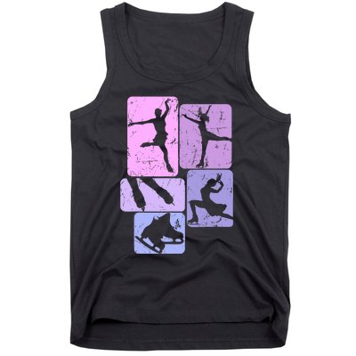 Ice Skating Figure Skater Girl Wo Tank Top