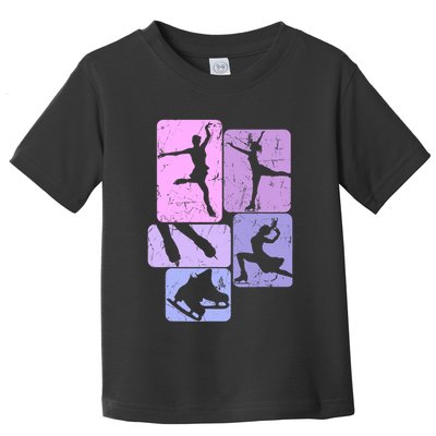 Ice Skating Figure Skater Girl Wo Toddler T-Shirt