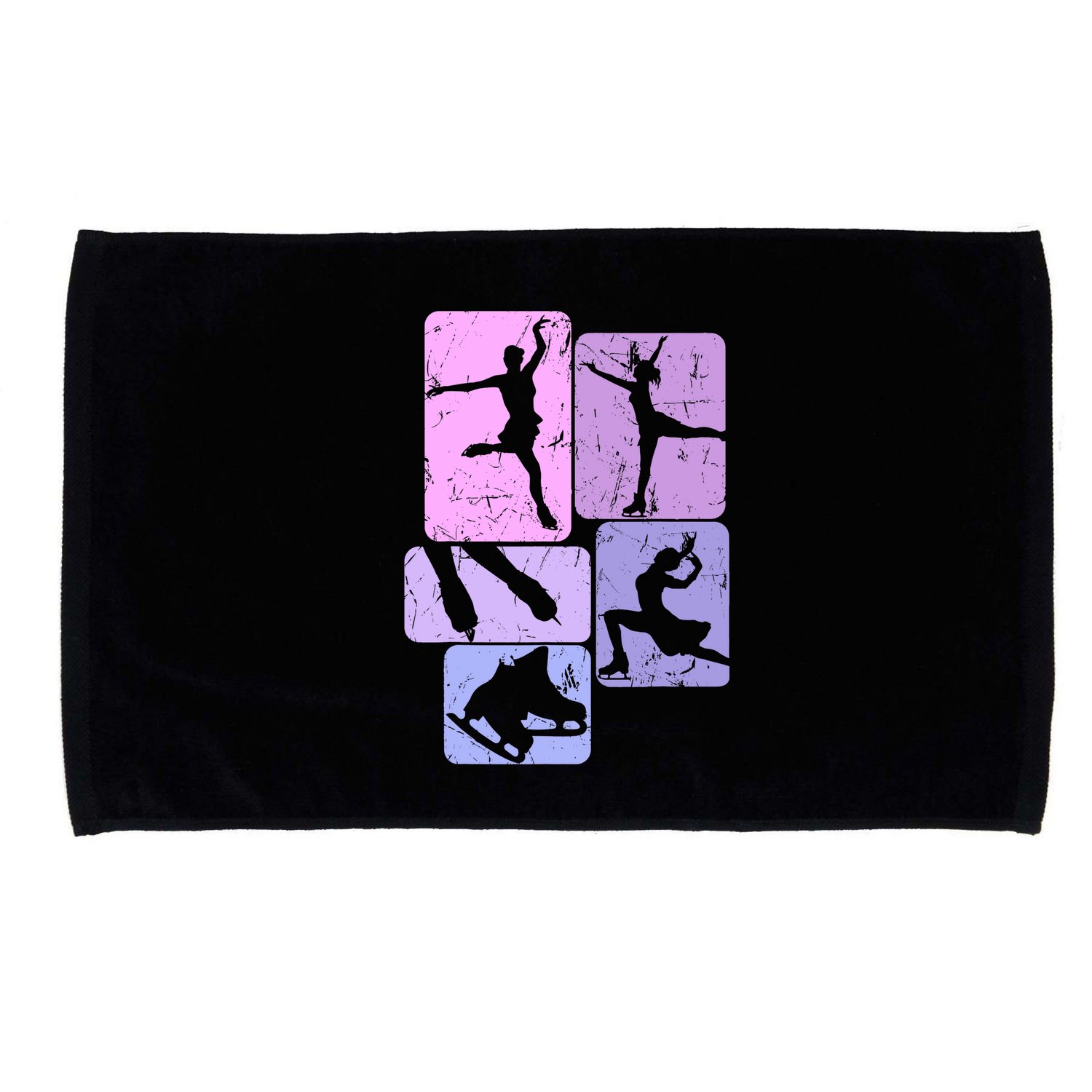 Ice Skating Figure Skater Girl Wo Microfiber Hand Towel