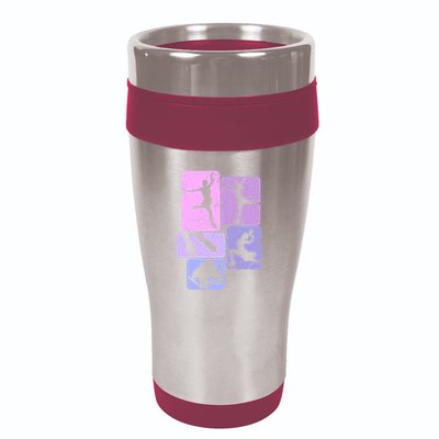 Ice Skating Figure Skater Girl Wo 16oz Travel Tumbler