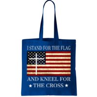 I Stand For The Flag And Kneel For The Cross Gift Tote Bag