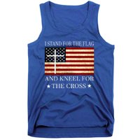 I Stand For The Flag And Kneel For The Cross Gift Tank Top