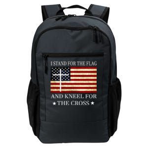 I Stand For The Flag And Kneel For The Cross Gift Daily Commute Backpack